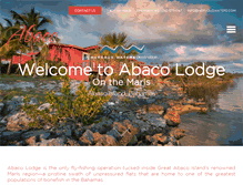 Tablet Screenshot of abacolodge.com